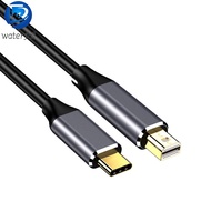 Megasale USB C To Mini DisplayPort Cable High Resolution 4K 60hz Connector For Desktop Laptop Projector Monitor Phones