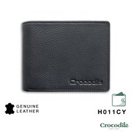 Crocodile 011CY Dompet Pria Men Wallet Leather Kulit Original - Hitam