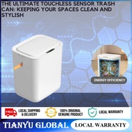 【SG READY STOCK】Touch-Free Intelligent Trash Bin Automatic Kitchen Smart Trash Can Sensor Induction 