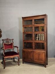 英國百年 Minty 細緻 全實木 可分層 圖書館 書櫃 古董櫃 H123【卡卡頌  歐洲古董】