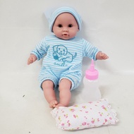 Búp Bê Thân Gòn Mắt Chớp Anmiya 30 cm 12 inch (gồm búp bê + áo + bình sữa + gôi)