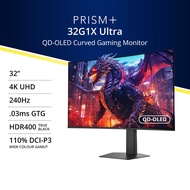 PRISM+ 32G1X Ultra | 32'' 4K UHD QD-OLED 240Hz Curved Gaming Monitor