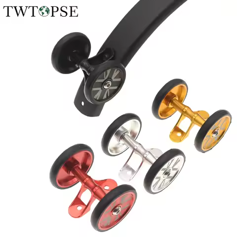 TWTOPSE Bike British Flag Easy Wheel For Brompton Folding Bike Bicycle Rear Mudguard Fender Double W