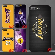 Huawei Y6 Y7 Y9 Prime 2019 Soft Phone Case Lakers Logo Huawei Y6 2018 Y7 2019 Y6 Prime Y7 Prime 2019 Silicone