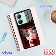 VIVO Y36 & Y78 Glass Softcase - VIVO Y36 & Y78 Mobile Phone Case[T78]