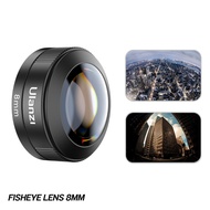 Ulanzi CL004 Fisheye Mobile Lens 8mm เลนส์ฟิชอายมือถือ ถ่ายภาพ มุมมองกว้าง 200 องศา โค้งแบบพาโนรามา