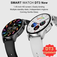 ✉✣ DT3 New Smart Watch Men Fitness Bracelet Heart Rate Blood Oxygen Monitor lndependent ringtone Sports Waterproof Smartwatch Woman