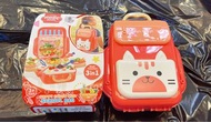 泥膠套裝 兒童玩具 Magic Dough School Bag 泥膠 食物 兒童 Toy Children Boy Girl Cat 泥膠玩具
