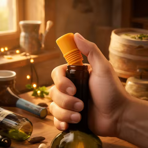 1PC Silicone Wine and Beverage Bottle Cap Set Leak Proof Champagne Bottles Sealer Stoppers Wine Cork