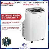 (Bulky) EUROPACE EPAC12T3B 12,000BTU 3-IN-1 PORTABLE AIRCON, EPAC 12T3B, FREE DELIVERY