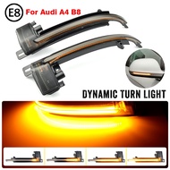 For Audi A4 A5 B8 S4 S5 Q3 SQ3 A3 8P A6 C6 4F S6 A8 D3 8K LED Dynamic Turn Signal Blinker Sequential