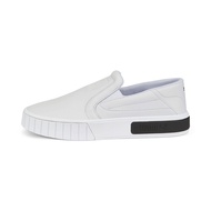 PUMA EVOLUTION - รองเท้าผ้าใบผู้หญิง Cali Star Slip-On Leather Sneakers Women สีขาว - FTW - 38628001