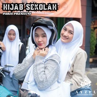 SCHOOL EDITION HIJAB (PARIS PREMIUM) BY AYZEL HIJAB OFFICIAL 50 COLORS++ Square Junior High School a