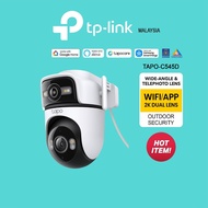 (No.1 Favourite) TP-LINK TAPO C545D Outdoor Dual Lens Wide-Angle/Telephoto Lens Home Security CCTV C