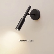 โคมไฟติดผนัง LED ไฟอ่านหนังสือสำหรับห้องนอนโรงแรม Night Book โคมไฟปรับ Rotaion โคมไฟติดผนัง Led Minimalist Spotlight