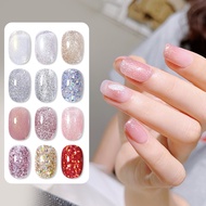 UR Sugar Gel Polish 15ml Glitter Gel Polish Semi-permanent Gel Polish Kuku Gel Nail Gel Polish