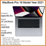 (Refurbished) MBP / MBA 13 (M1 / M2 Chip) Upto 16GB RAM 512GB SSD YEAR MODEL 2021-2022
