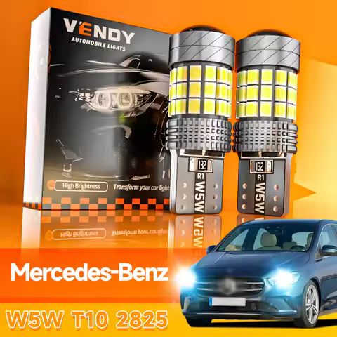 2pcs LED Clearance Light Lamp Bulb W5W T10 For Mercedes-Benz W168 W169 W246 W242 W245 W203 W204 C204