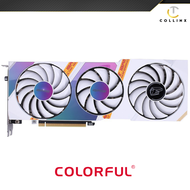 RTX 3060 3060Ti 3070 Colorful iGame Ultra White OC Graphics Card | 12GB Nvidia GeForce Videocard | High Cooling Triple Fans | For AMD Ryzen and Intel Desktop PC | For Gaming Work Streaming Editing Office | Collinx Computer