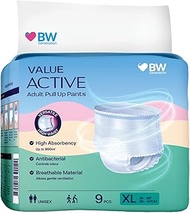 BW Value Active Pull up Adult Diaper Pants (2, Extra Large)