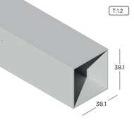 Aluminium Extrusion Square Hollow Frame Profile Thickness 1.20mm HB1212 ALUCLASS