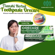 Orecare Tiens Herbal Toothpaste Original Odol Pemutih Gigi Super