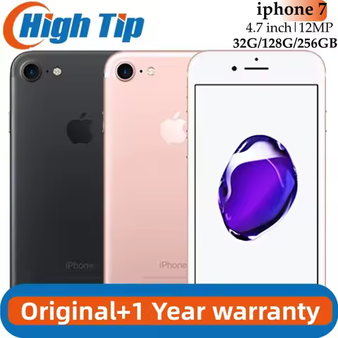 Unlocked Original Apple Iphone 7 4G 2G RAM 32GB/128GB/256GB ROM LTE Mobile Phone 4.7''12.0 MP Finger