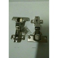 Bent spoon hinge or cupboard door hinge