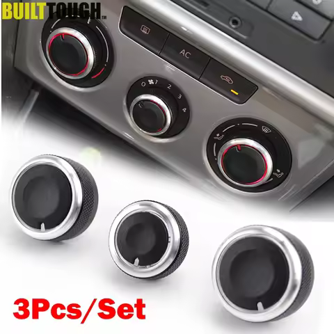 FIT FOR SKODA OCTAVIA A5 SWITCH KNOB KNOBS HEATER CLIMATE CONTROL BUTTONS DIALS HEAT FRAME RING A/C 