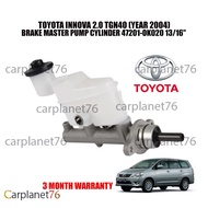 TOYOTA INNOVA 2.0 TGN40 (YEAR 2004) BRAKE MASTER PUMP CYLINDER 47201-OK020 13/16"