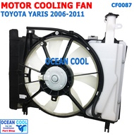 โครงพัดลม ระบายความร้อน โตโยต้า วีออส  ยาริส 2006 - 2011 CF0087 Cooling Fan For Toyota  Vios  Yaris 