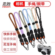 Camera Quick Release Wrist Strap Hand Strap Suitable for Rico GR3 X Canon G7X2/G7X3 R50 R6 SX740 Fuj