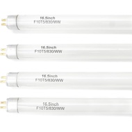 16 Inches F10T5 Replacement Bulb Compatible Jasco T5 10 Watt Warm White 3000K F10T5/830 Fluorescent 