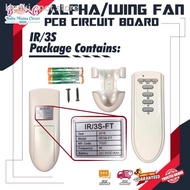 ♂№🔥[Original Alpha Cosa] Ceiling Fan PC Board IR/3S-FT& IR/4S-FFT kapasitor kipas siling capasitor