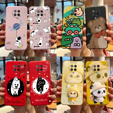 Poco F2 Pro Case For Coque Xiaomi Poco F2 Pro Case Cute Silicone Panda Phone Case for Fundas Xiomi X