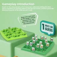 Who Is It? Chessboard Game For Children And Parents Interactive Toy Early Learning Puzzle Games A5y8