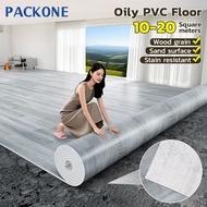 PACKONE Tikar Getah Tebal Segulung 25m PVC FLOORING Sticker Tahan Lasak