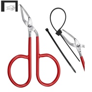 Cable Tie Opener Zip Tie Cable Tie Remover Tool Stainless Steel Zip Tie Cutter Tool with Silicone Ha