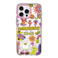 เคสใหม่ CASETiFY Hawkers รุ่นแหวนกล้องสีชมพูเคสใส [ไม่เหลือง] กับ Magsafe สำหรับ iPhone 16 Pro Max/ 