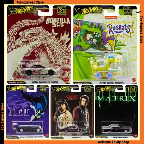 Hot Wheels Premium 2026 Pop Culture Hotwheels 2026 1/64 Car Model BMW Batman Batmobile Nissan GT-R L