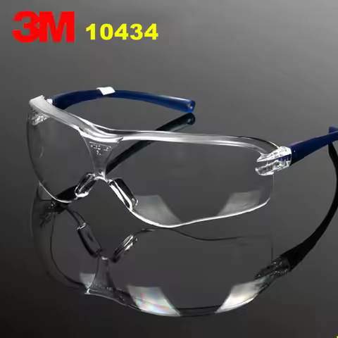 3M 10434 Safety Goggles Anti-Wind Anti Sand Anti Fog Anti Dust Resistant Transparent Eyewear Protect