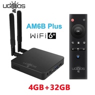 UGOOS AM6 AM6B PLUS Amlogic S922X-J 2.2Ghz Android 9.0 Smart Tv Box 4GB 32GB WIFI 6 1000M Set Top Bo