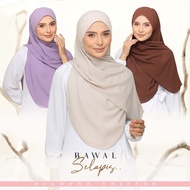 Bawal Selapis Diamond  Chiffon Bidang 45 dan 50