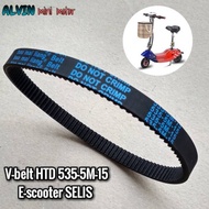 V-belt E-scooter selis HTD 535-5M-15 electric scooter electric scooter penbel panbelt timing belt vb