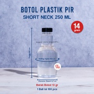 250ml pear bottle plastic bottle/ 250ml plastic bottle/ Coffee Bottle/