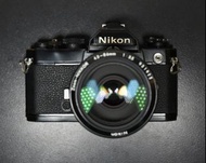 【經典古物】尼康 NIKON FM 黑＋ZOOM-NIKKOR 43~86mm F3.5 底片相機