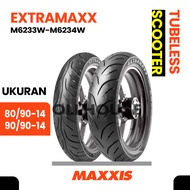 Maxxis Extramaxx M6233W - M6234W Motorcycle Tire Size 80/90 90/90 Ring 14 Tubeless