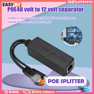 รองรับCOD！POE splitter 48v to 12v 1A2A + LAN 10/100Mbps ใช้ร่วมกับ POE-101A สำหรับกล้องวงจรปิด