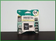 ~Ching~Apacer 宇瞻 64GB Microsd SDXC UHS-1 Class10 記憶卡