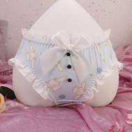 Get AT Japanese Cute Milk Silk MenjjUnderpants Aircraft Stockings Mid-Waist Tight Egg Mold Bag Panti